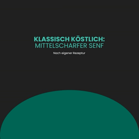 Perleberger Senf mittelscharf, 200 ml